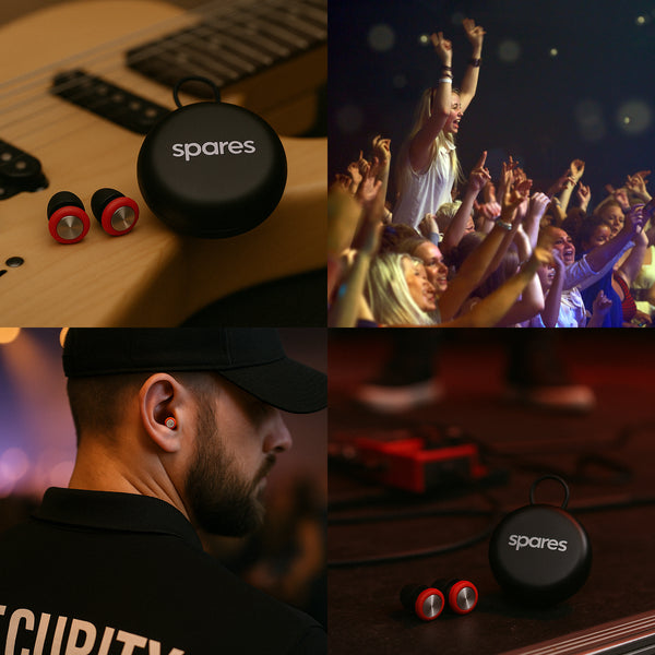 Spares "Concert Pack" – 3 Pairs of Spares High Fidelity Earplugs: $99 (Save $45)