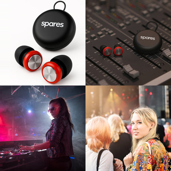 Spares "Concert Pack" – 3 Pairs of Spares High Fidelity Earplugs: $99 (Save $45)